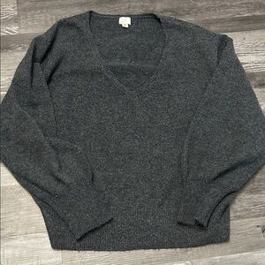 a new day Charcoal Knit Top